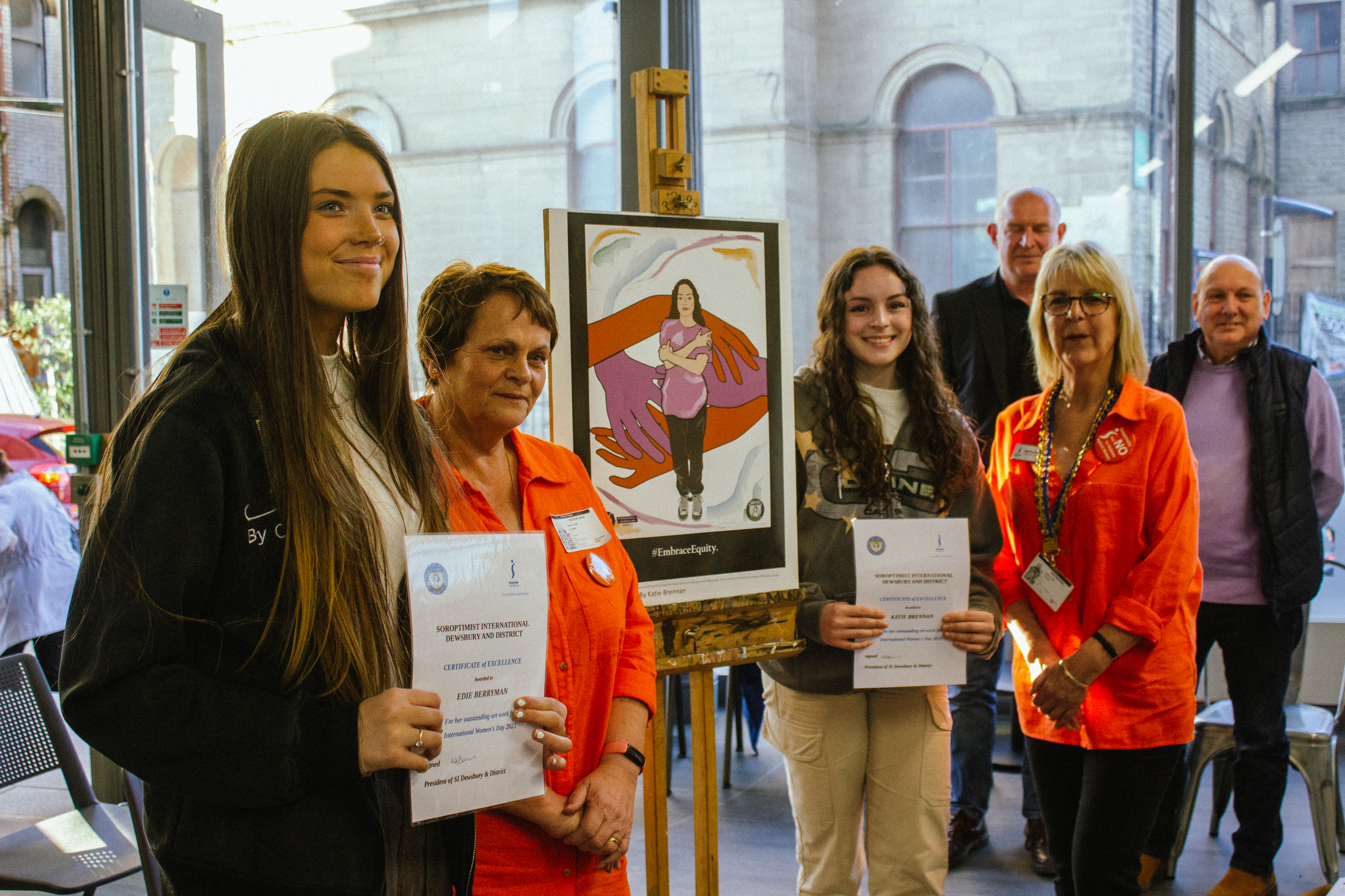 Students receive awards at Pioneer Higher Skills Centre exhibition.