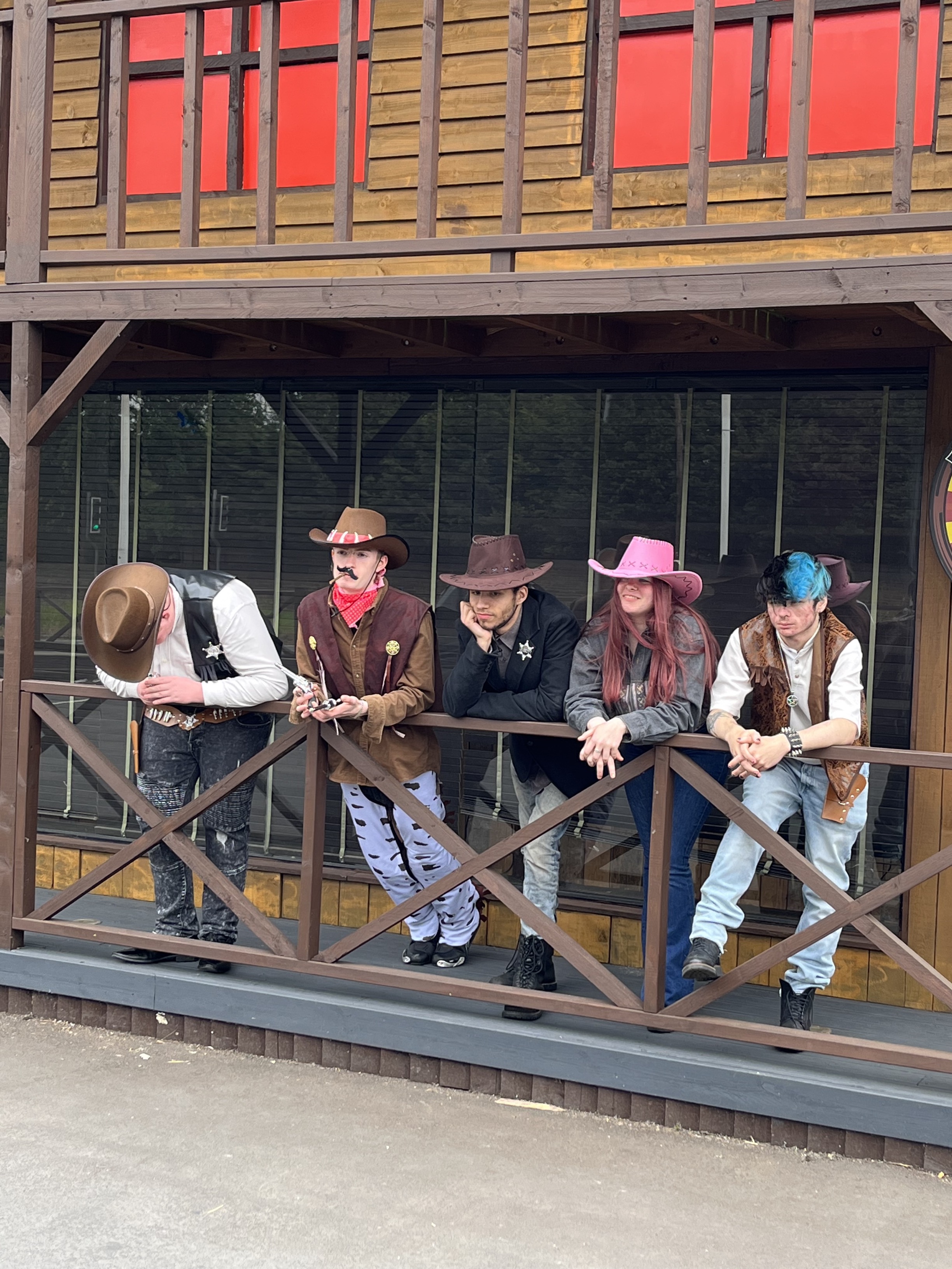 Kirklees College students star in cowboy themed music video.