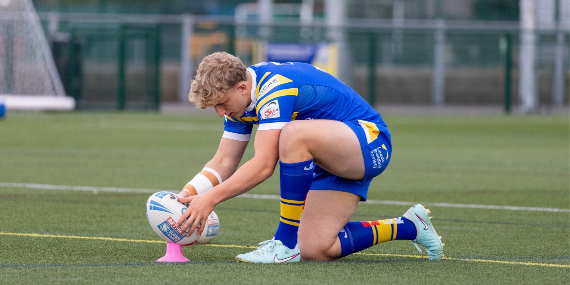 Zak Lloyd playing for Leeds Rhinos